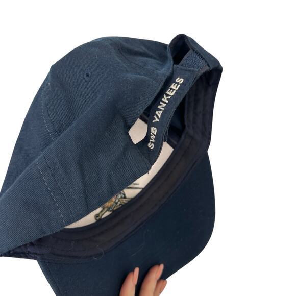 SWB Railriders Yankees Top Hat Adjustable Strap Hat Navy Blue USA Cap - Picture 4 of 6